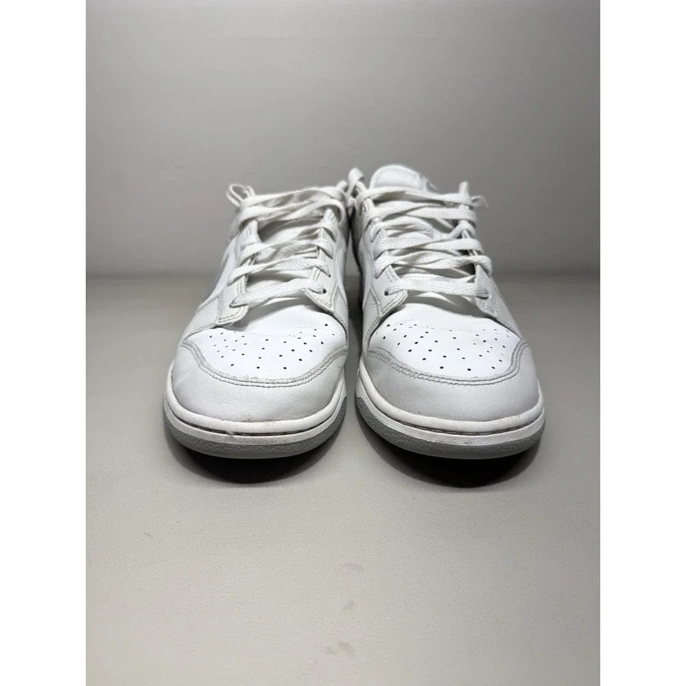 Nike Dunk Low Men's Low Top Lace-Up Leather Sneaker Summit White Grey DV0831-106